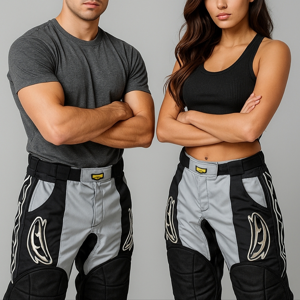 JT Team Paintball Pants - Grey/Black - Size Small